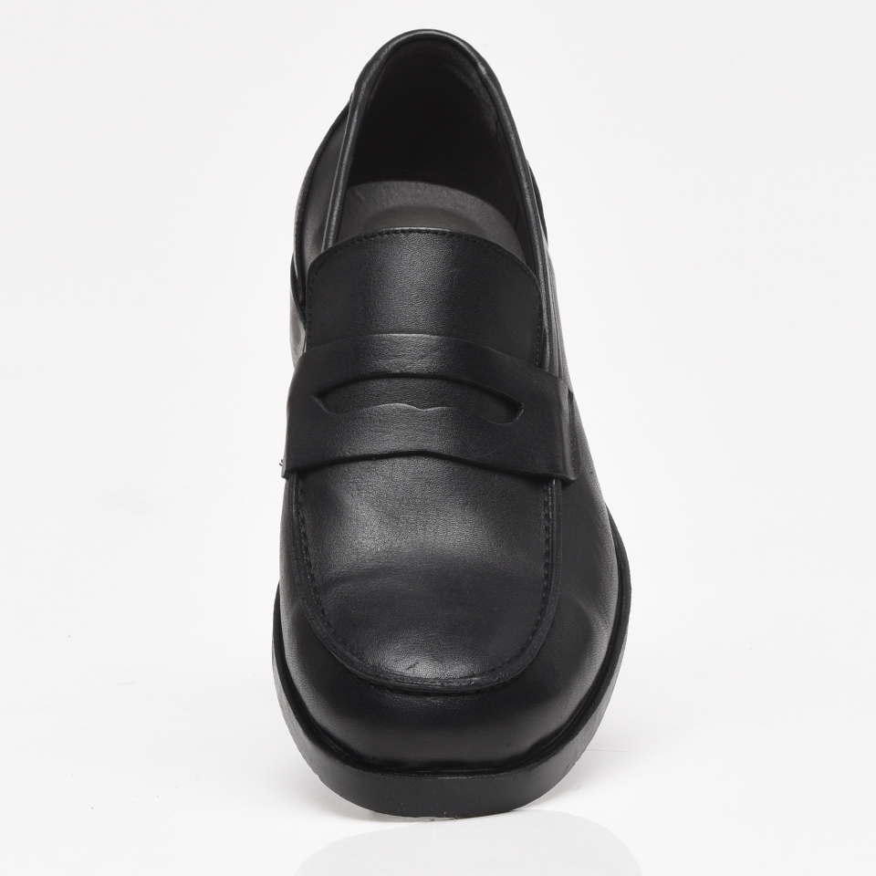 resm Hakiki Deri Siyah Yaya Erkek Günlük Ayakkabı