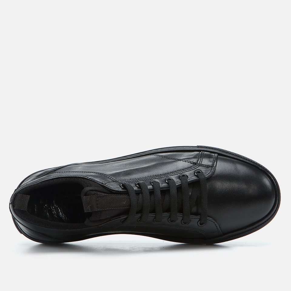 resm Hakiki Deri Siyah Erkek Spor Ayakkabı