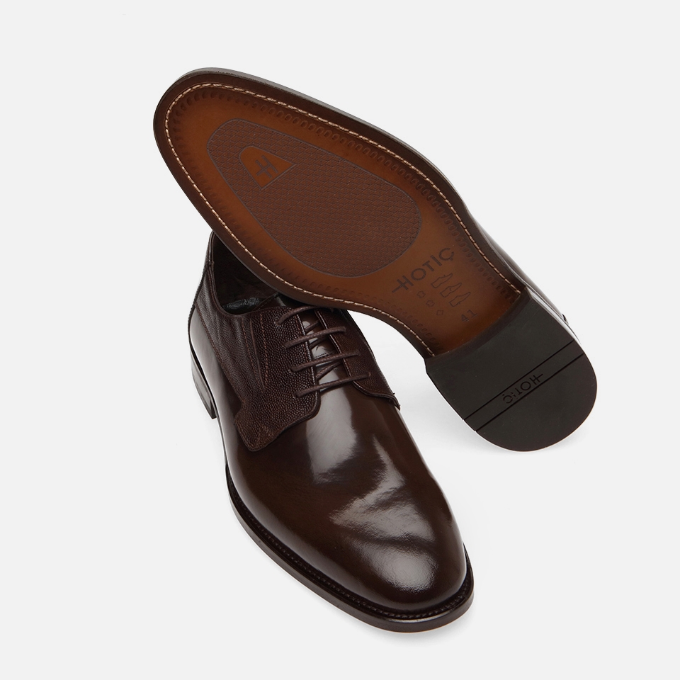 resm Hakiki Deri Ceviz Erkek Klasik Ayakkabı