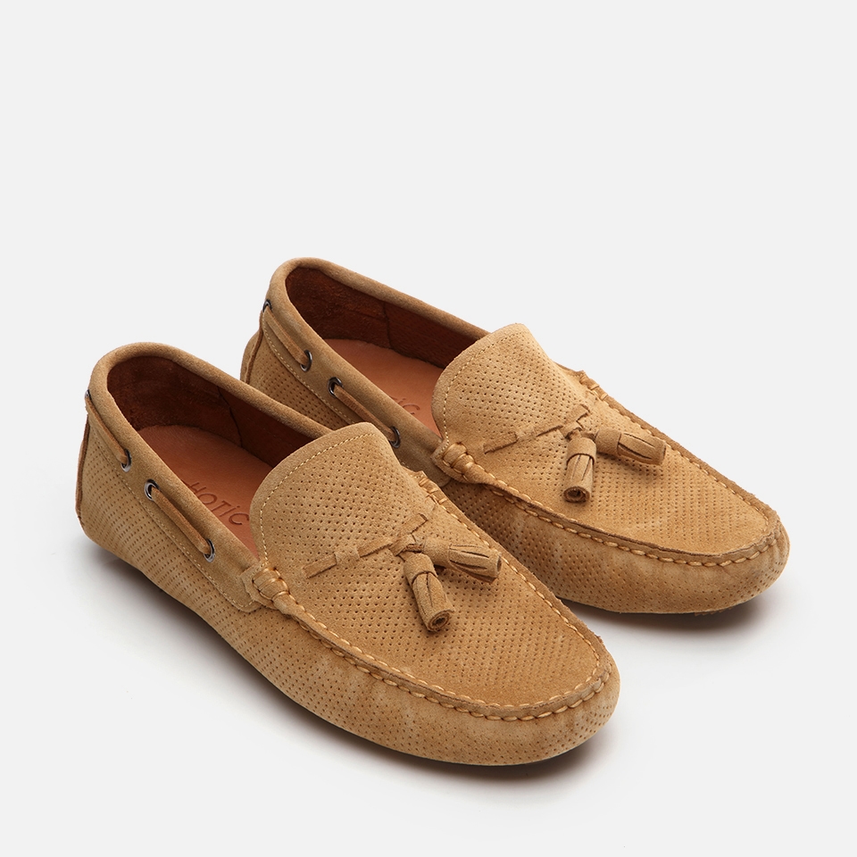 resm Hakiki Deri Camel Erkek Loafer