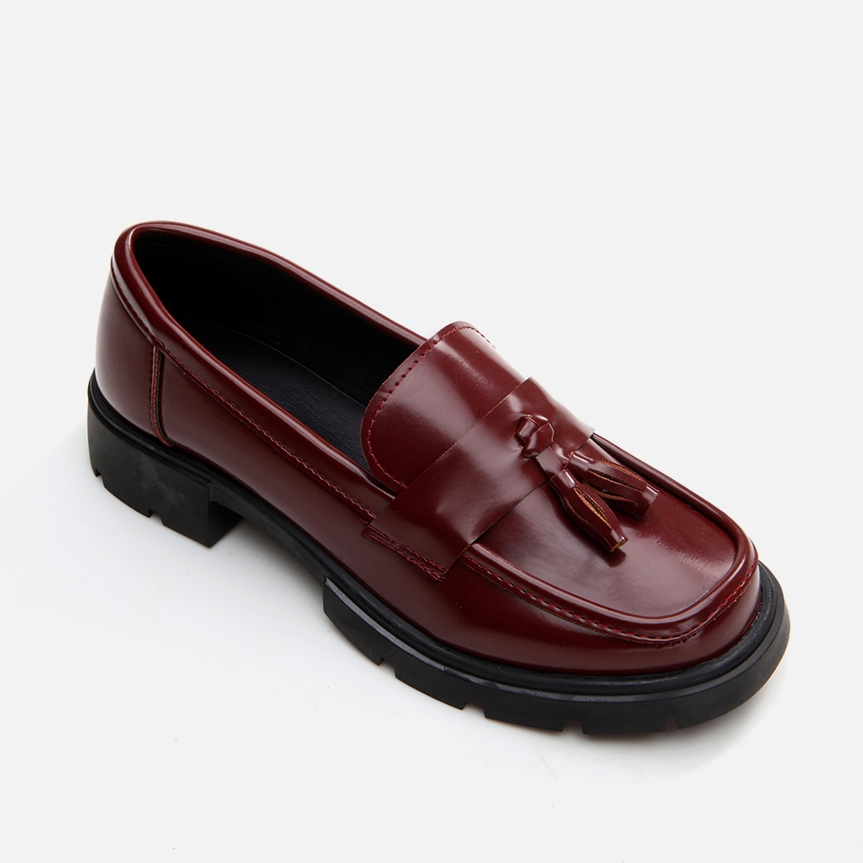 resm Bordo Kadın Loafer