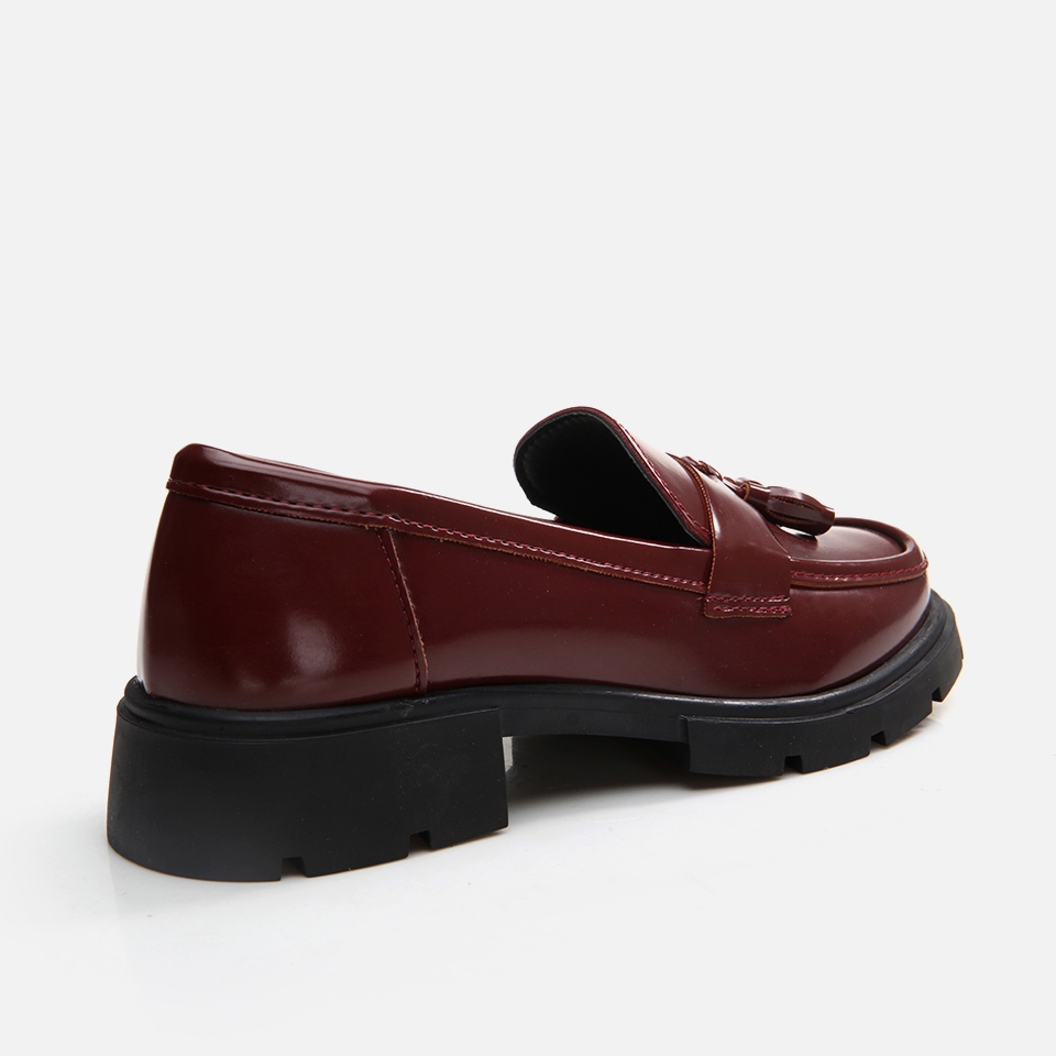 resm Bordo Kadın Loafer