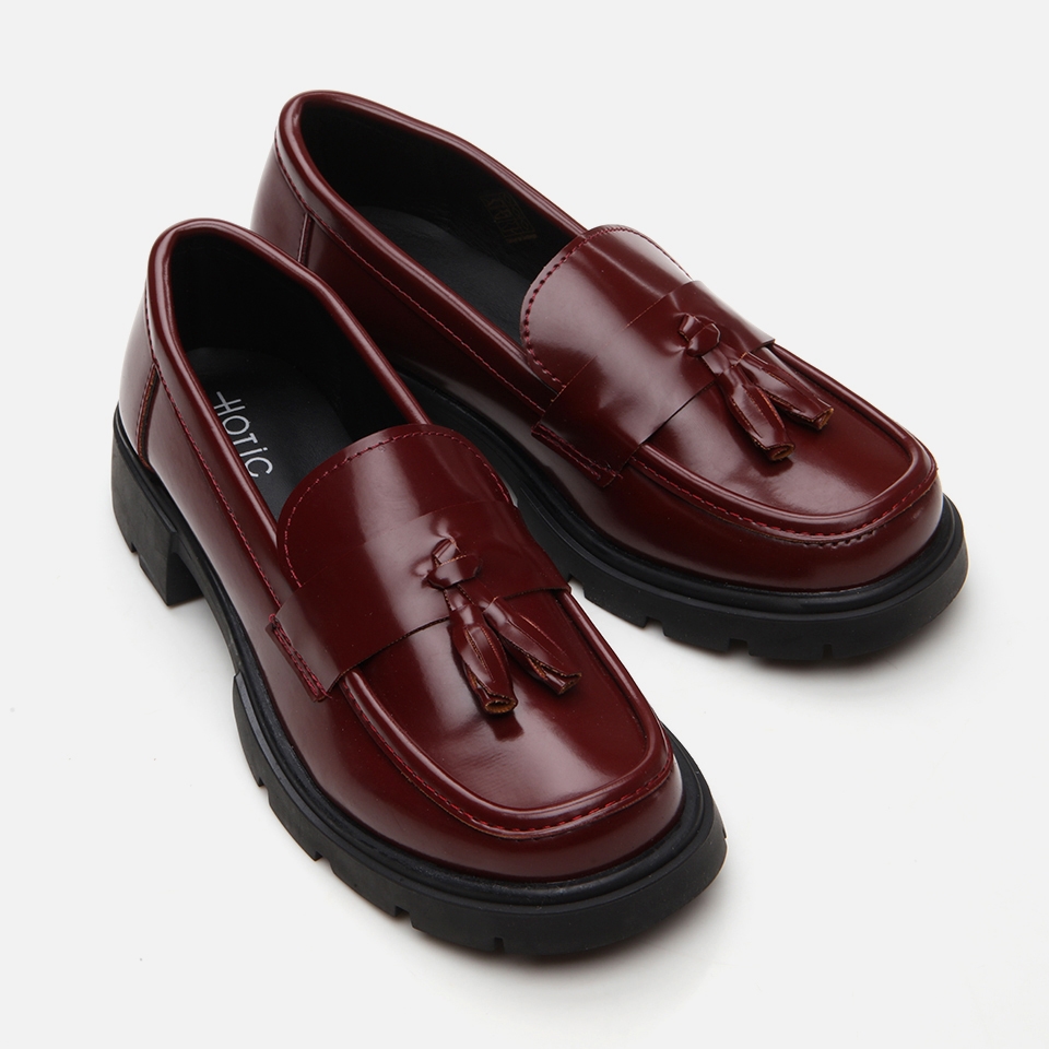 resm Bordo Kadın Loafer