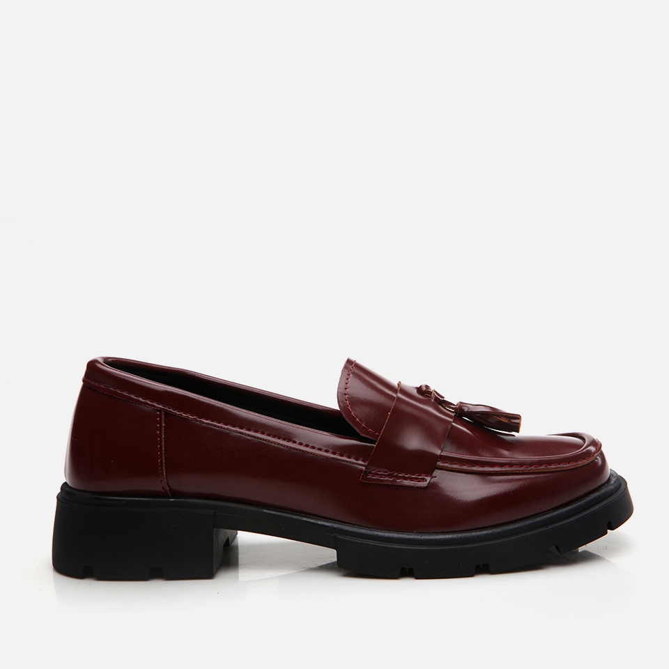 resm Bordo Kadın Loafer