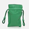 resm Hakiki Deri Yeşil Kadın Mini (Çapraz) Çanta