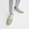 resm Hakiki Deri Mint Yeşili Erkek Günlük Ayakkabı