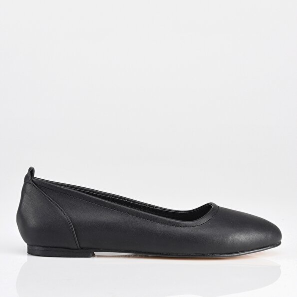 Resim Siyah Yaya Kadın Günlük Ayakkabı