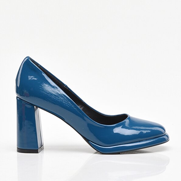 Resim Mavi Yaya Kadın Topuklu Ayakkabı